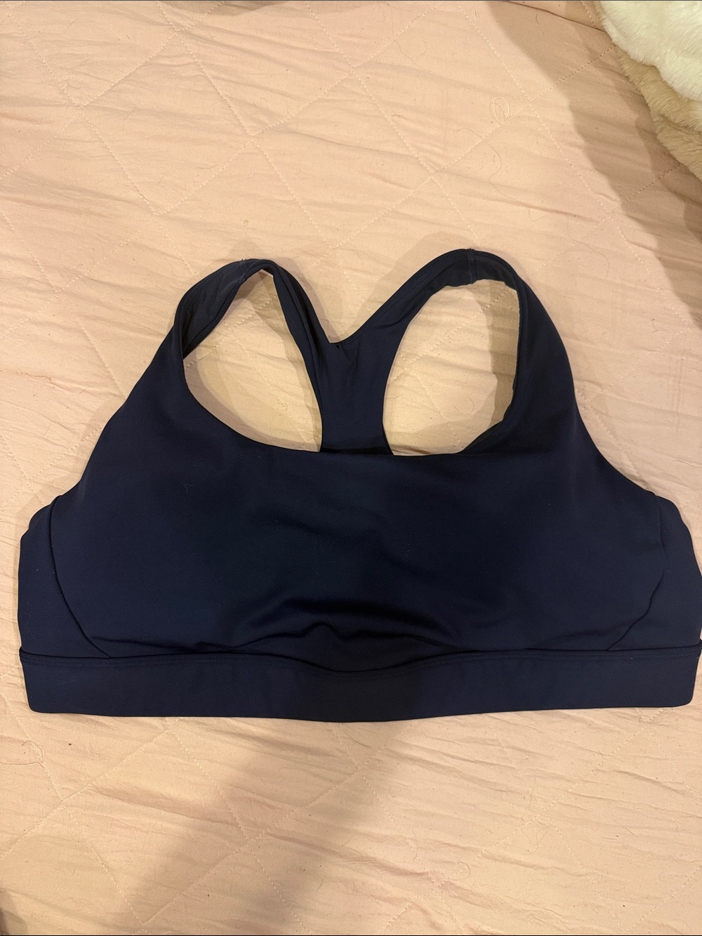 Athleta Navy Racerback Sports Bra